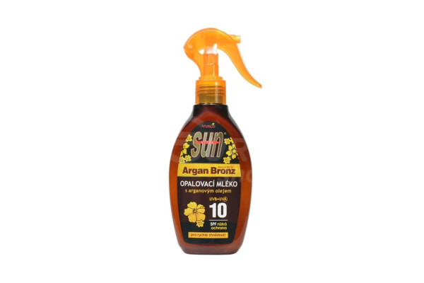 Opalovací mléko Sun Vital 200ml Argan SPF 10