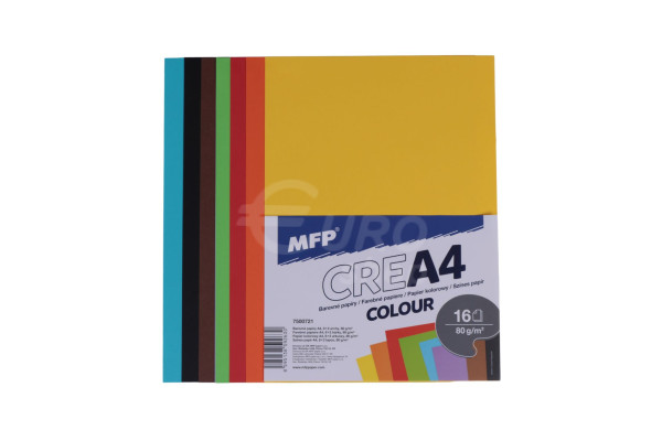 Barevné papíry A4 16ks
