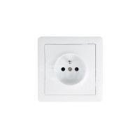 Solight zásuvka Slim, bílá (5B134)