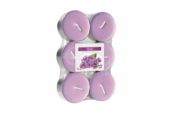 Vonné čajové svíčky  6ks, p35-6-38 Bispol Lilac
