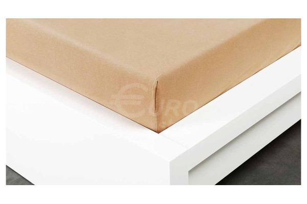 Prostěradlo jersey Euro Living 220x200cm Béžové